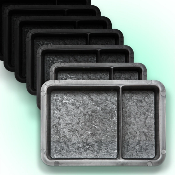 Форми для тротуарної плитки Верес-2007 Брук/Старе місто 1/3 і 2/3 60 мм 20 шт. (105030220-3274)