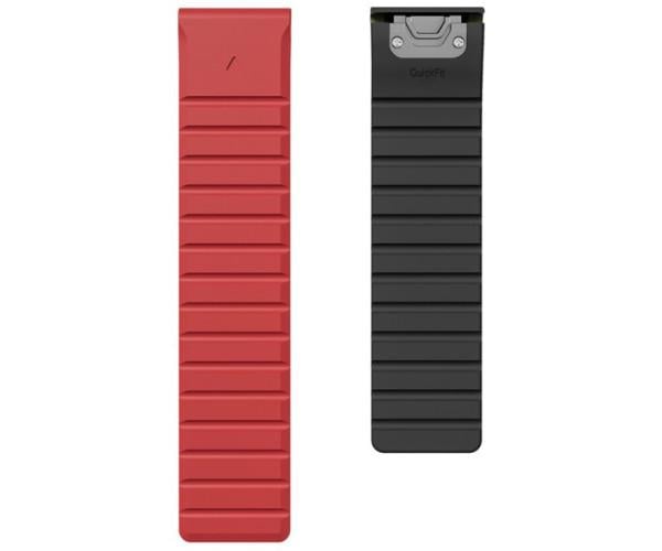 Ремешок Silicone Magnetic для смарт-часов Garmin Enduro 3/Instinct 3 50 мм 26 мм Черный