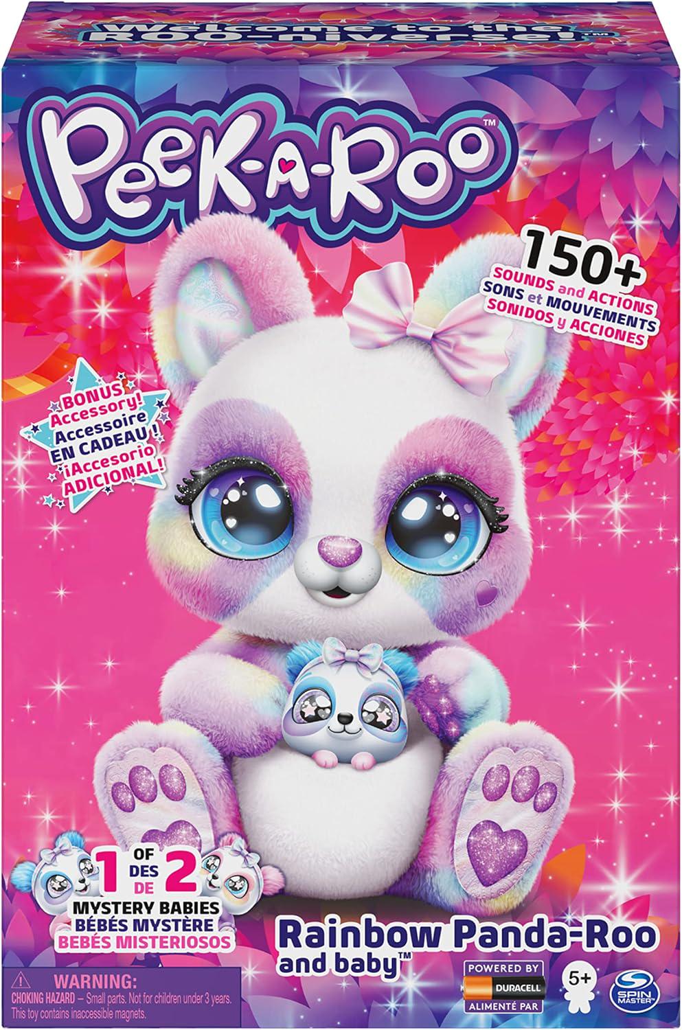 Интерактивная игрушка Peek-A-Roo Rainbow Panda-Roo (30642501) - фото 10 Интерактивная игрушка Peek-A-Roo Rainbow Panda-Roo (30642501) - фото 10