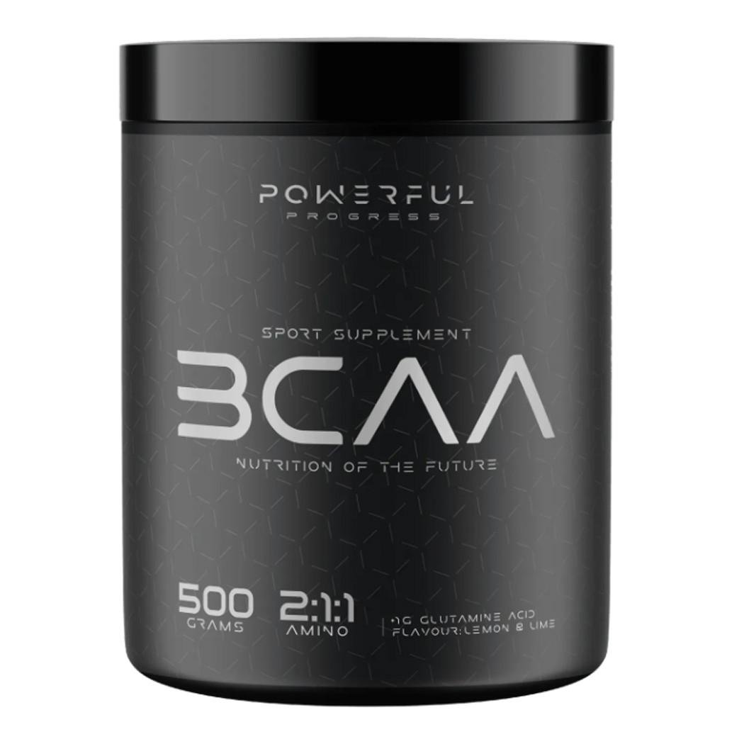Аминокислоты Powerful Progress BCAA 2:1:1 500 г Лимон и лайм (08798-01) Аминокислоты Powerful Progress BCAA 2:1:1 500 г Лимон и лайм (08798-01)