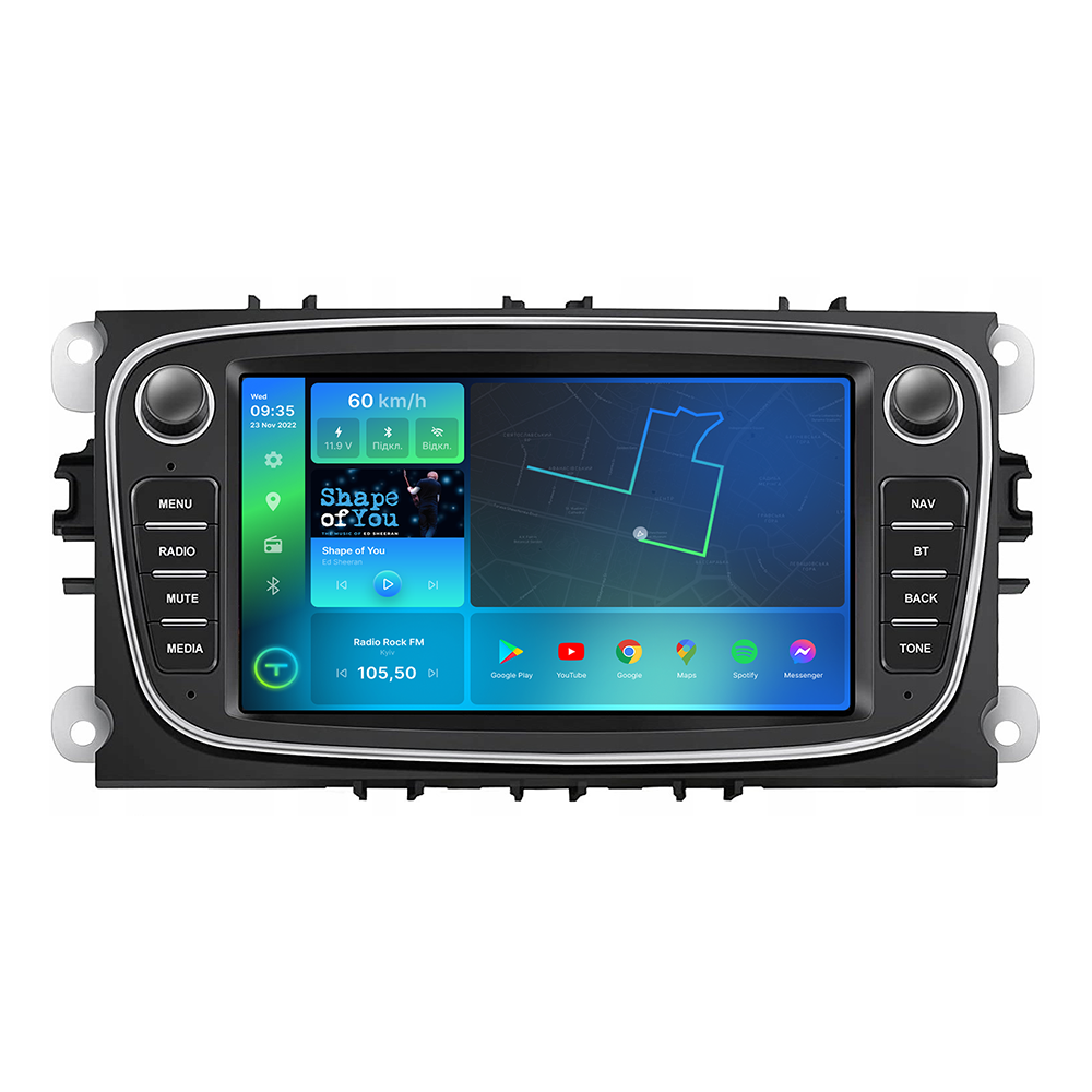 Магнитола штатная Torssen Ford Universal 2008- F98256 4G Carplay DSP Black (202307431)
