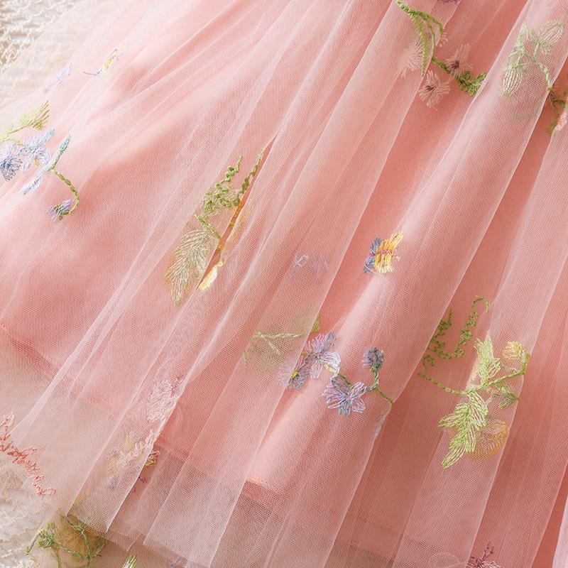 Сукня дитяча Флора з фатиновою спідницею та квітковою вишивкою 3 роки 100 см Рожевий (11122280500) - фото 6 Сукня дитяча Флора з фатиновою спідницею та квітковою вишивкою 3 роки 100 см Рожевий (11122280500) - фото 6