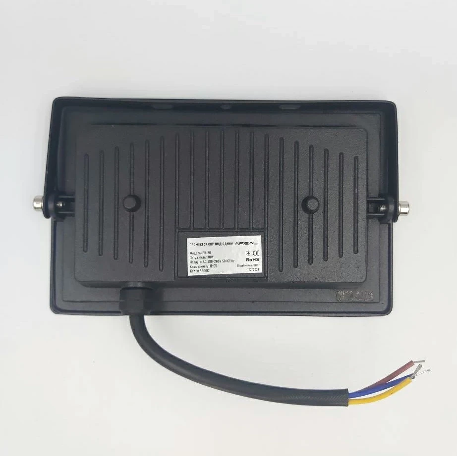 Прожектор світлодіодний AREAL PR-30W 6200К 220 V IP65 - фото 2 Прожектор світлодіодний AREAL PR-30W 6200К 220 V IP65 - фото 2
