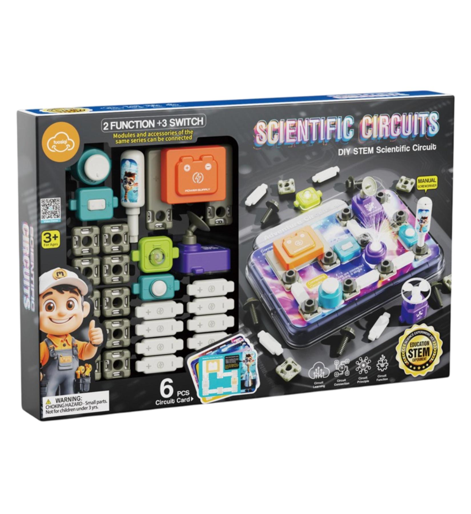 Конструктор электронный STEM Scientific Circuits с движущимся радаром и музыкой 45 дет. (77-54K)