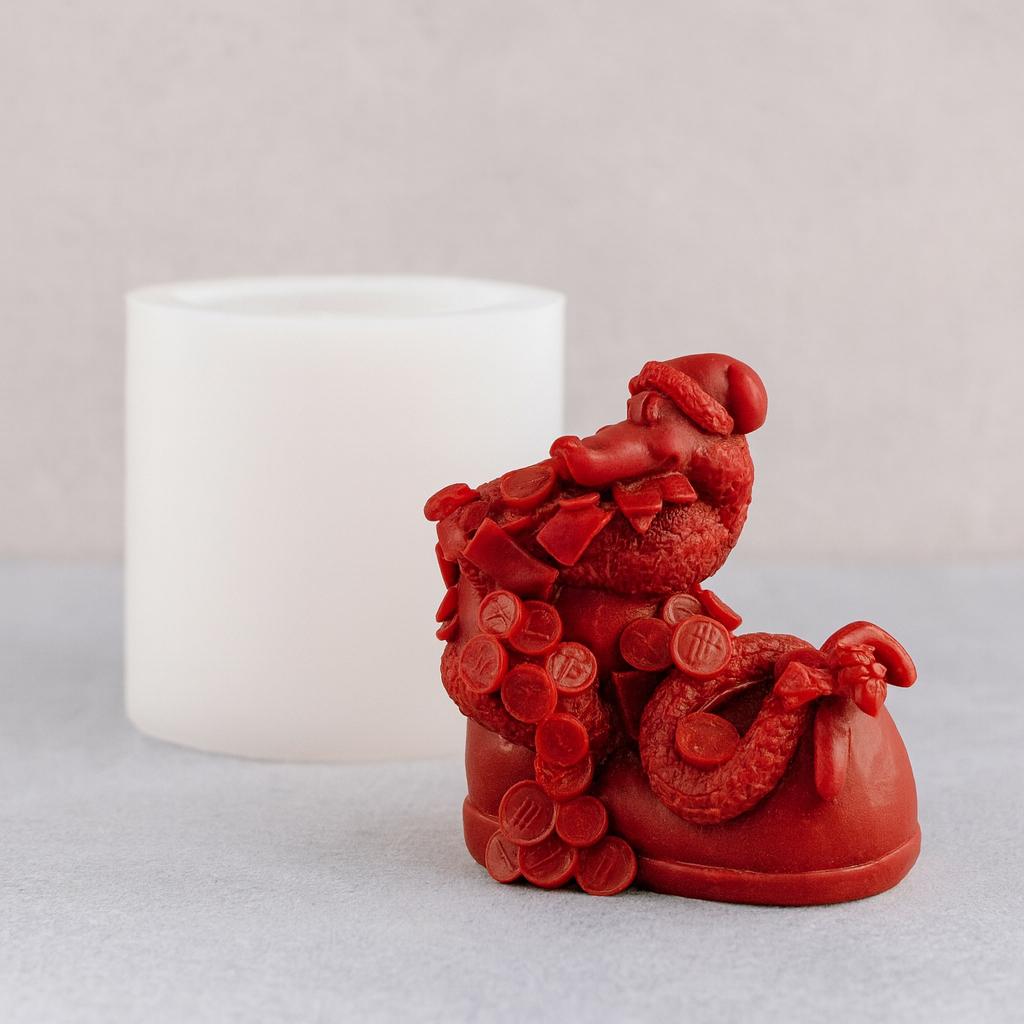 Форма для свечей Змея на сапоге (1245)