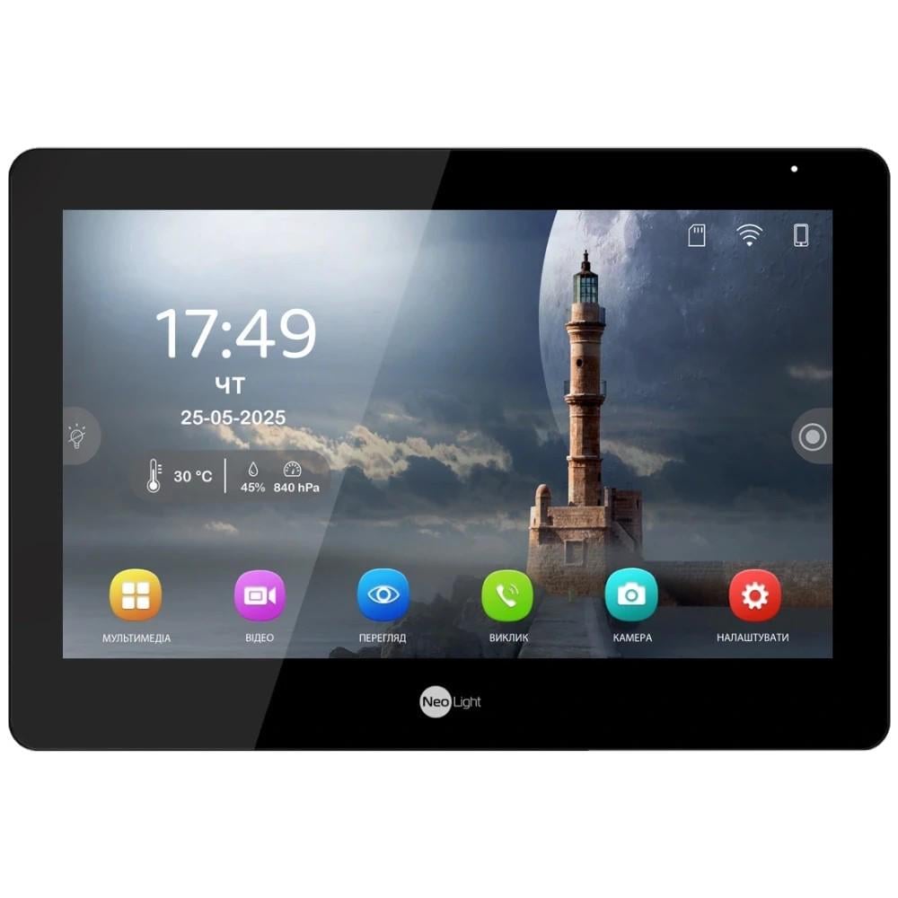 Видеодомофон с дисплеем NeoLight MEZZO Hybrid Черный (99-00023009)