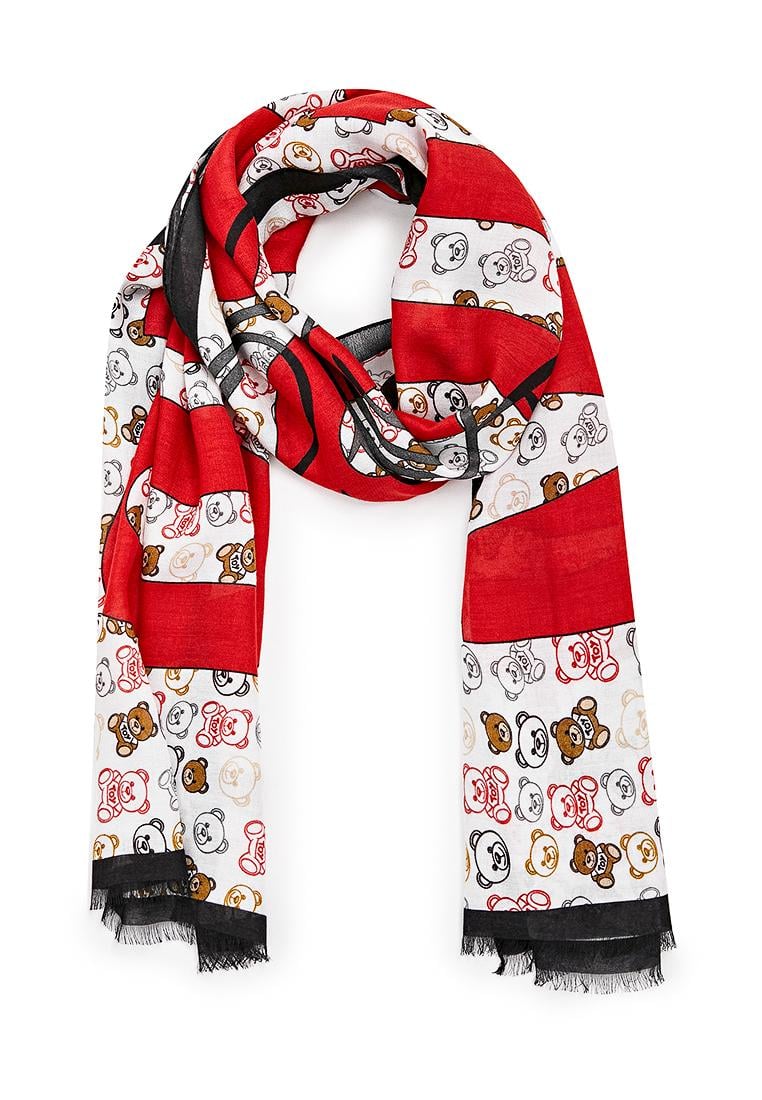 Шарф женский Moschino Белый (3314-3)