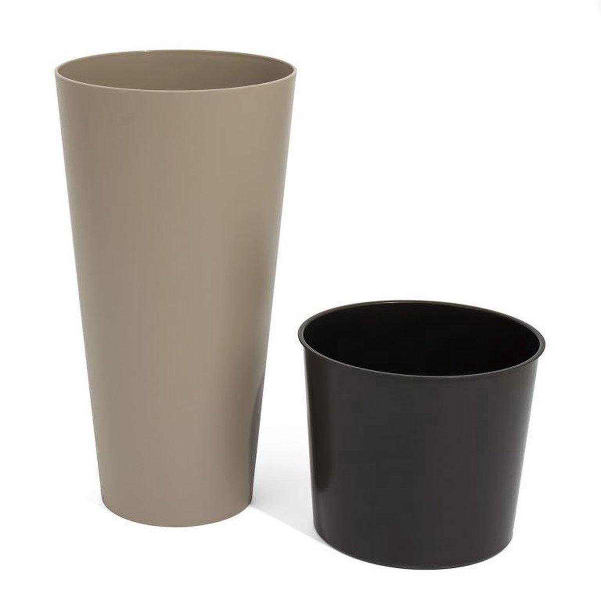 Горщик для квітів Prosperplast TUBUS 30х28 см Мокка (74953-7529)