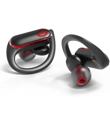 Беспроводные наушники BlitzWolf AIRAUX AA-UM3 Bluetooth 5.0 Sport Черно-красный (296) - фото 3