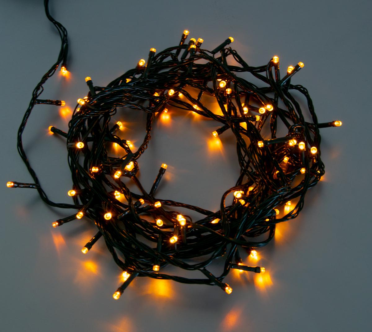 Гирлянда на окно AJ-1003 84 Led 8 м Желтый (1008940-Yellow)