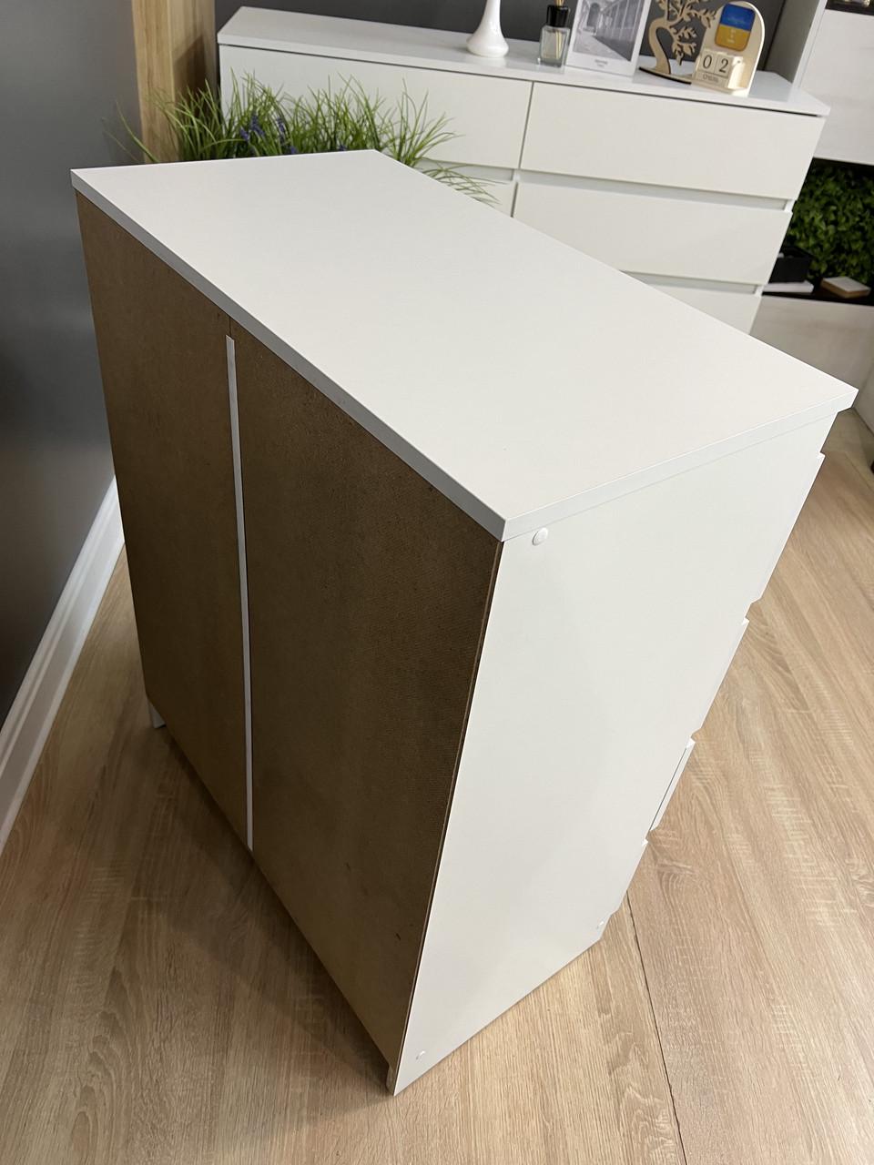 Комод Кватро 4 шухляди 700х860х380 мм Білий - фото 3