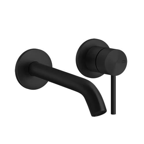 Внешняя часть смесителя Gessi Flessa 54086299 настенный однорычажный Черный (227939)