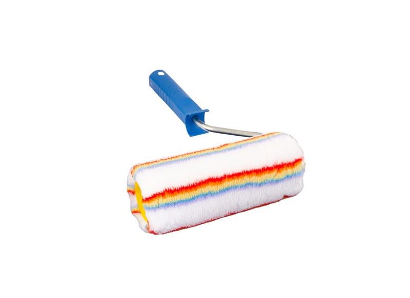 Валик малярський MasterTool Tetracolor фасадний 58/180/18 мм/8 мм з ручкою (92-5805-P)