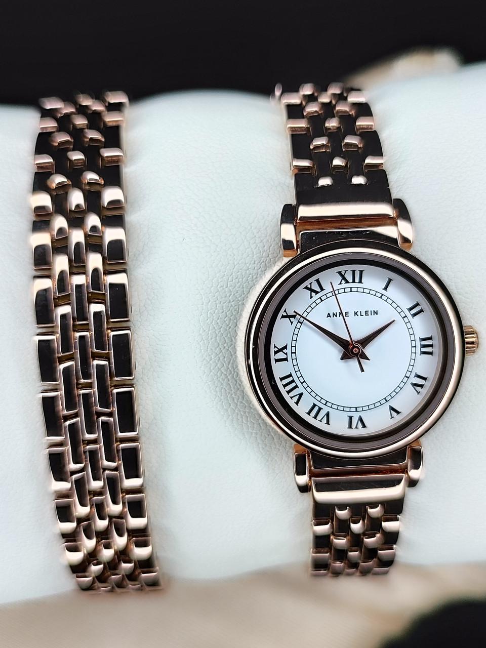 Наручные часы женские Anne Klein AK/4144RGST с браслетом Розовое золото Наручные часы женские Anne Klein AK/4144RGST с браслетом Розовое золото