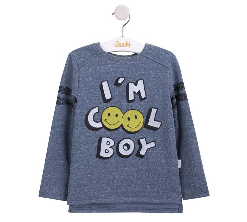 Футболка утепленная с длинным рукавом Bembi для мальчика 116 см (ФБ 642)
