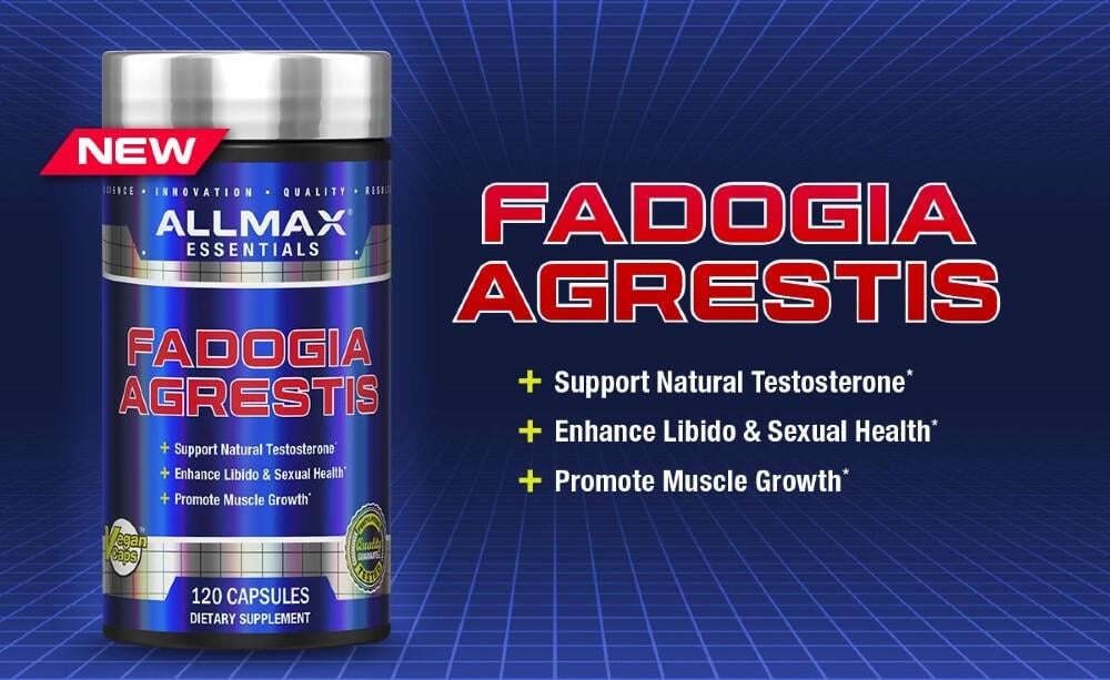 Бустер тестостероновый AllMax Essentials Fadogia Agrestis 120 капс. - фото 3