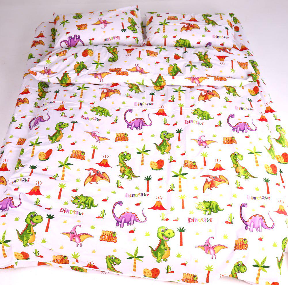 Комплект постельного белья детский PaniPava Dino Friends бязь 110х140 см (10101229)