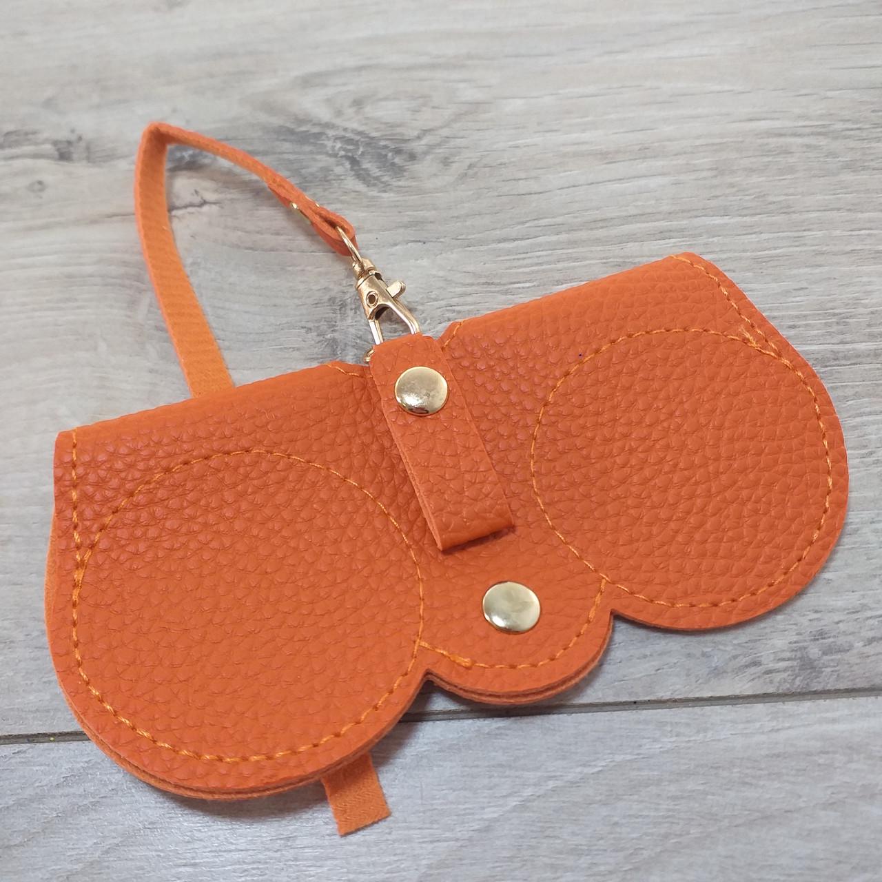 Тримач футляр для окулярів м'який для окулярів із якісної екошкіри Жовтогарячий (KG-11834) - фото 4 Тримач футляр для окулярів м'який для окулярів із якісної екошкіри Жовтогарячий (KG-11834) - фото 4