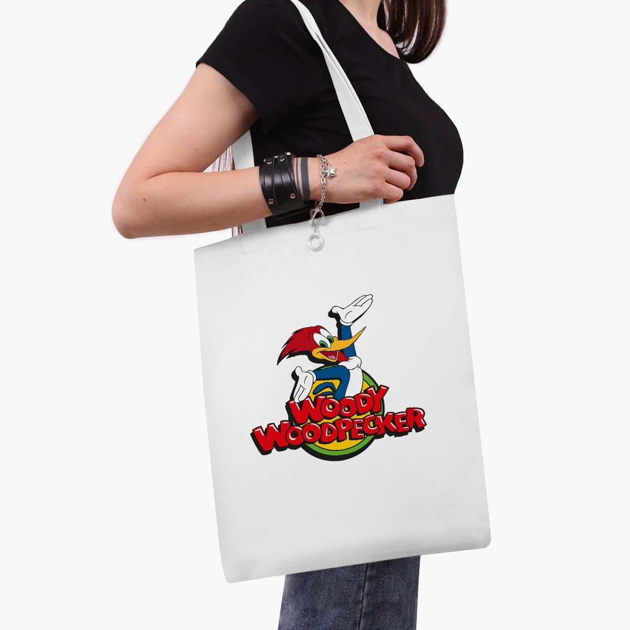 Эко сумка шоппер Woody Woodpecker 41x35 см Белый (9227-2870-WT1)