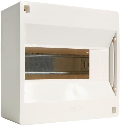 Щит навесной Hager Cosmos 8 модулей без двери (VD108NE)