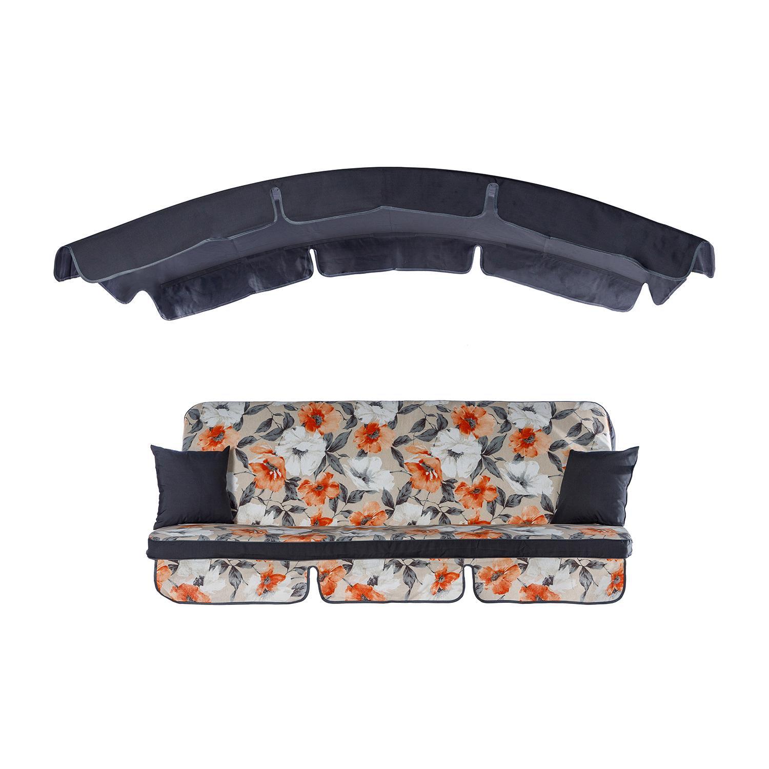 Комплект к качелям Ost-Fran BALI ткань Меджик Аранча/2657 170x110x7 см (3477)