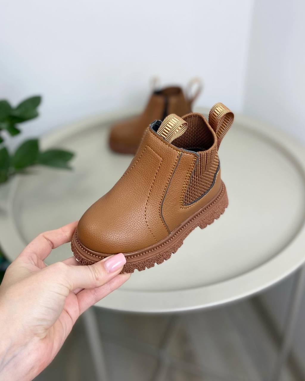 Ботинки детские осенние 1112 р. 21 Коричневый (23181844) - фото 7 Ботинки детские осенние 1112 р. 21 Коричневый (23181844) - фото 7