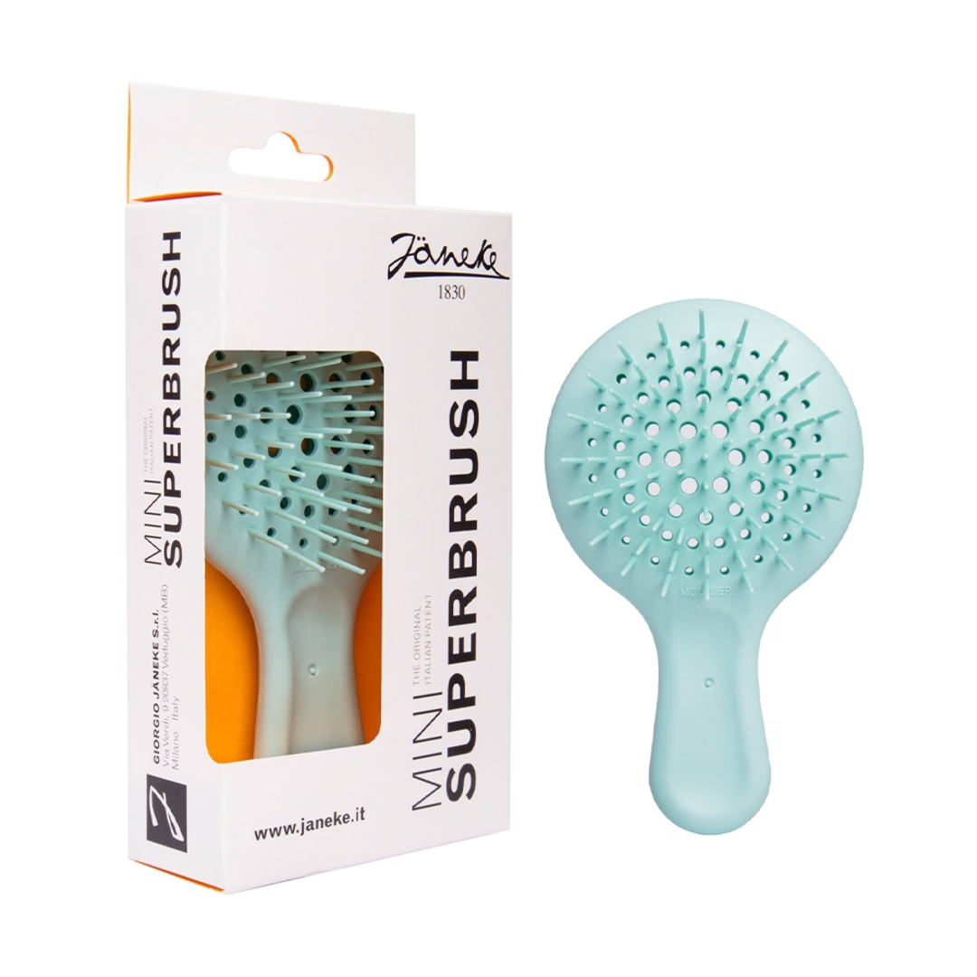 Гребінець міні Janeke 1830 Mini Superbrush М'ятний (8006060648215)