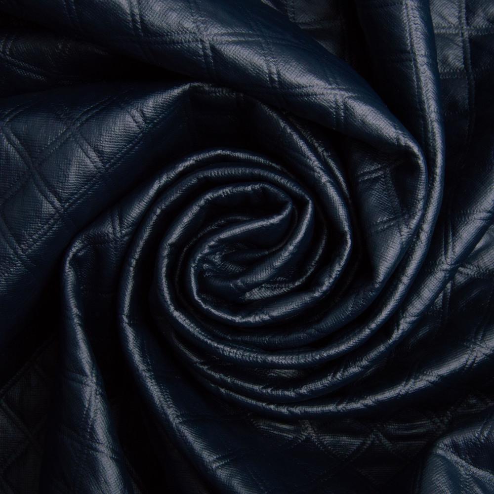 Ткань трикотаж Ромб 320 гр/м2 150 см Темно-синий (25720)