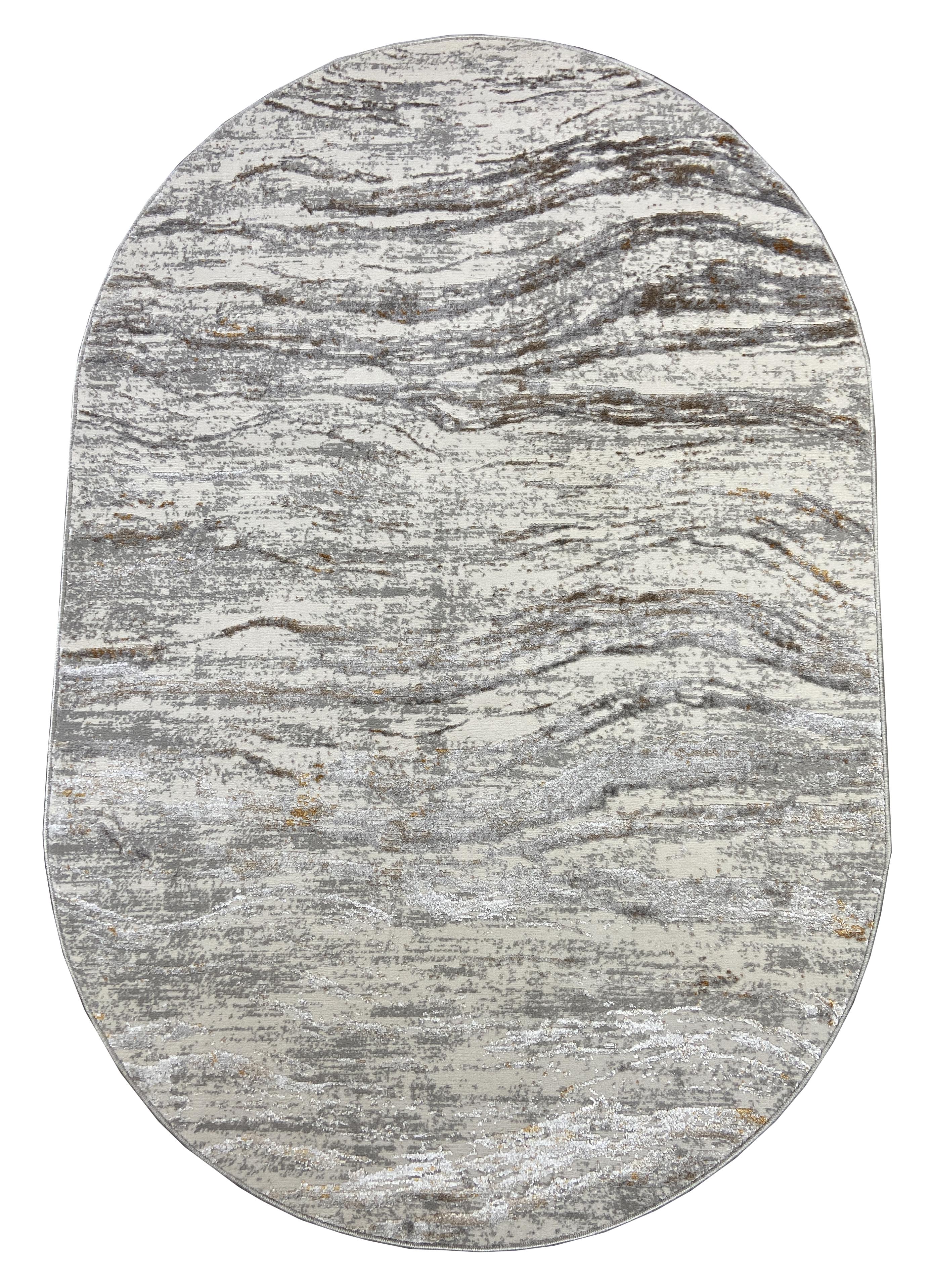 Ковер Charleston 80x150 см овал Серый (EB59BО6)