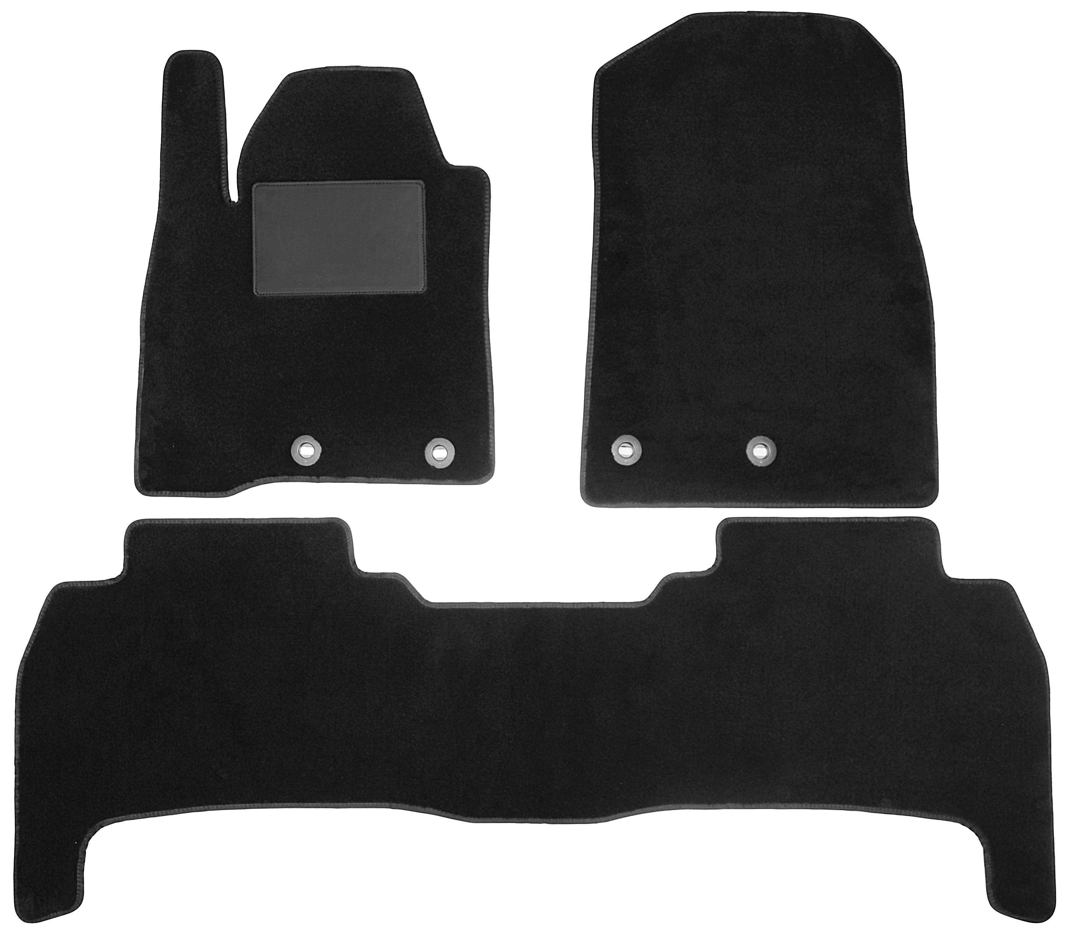 Коврики в салон для Lexus LX 570 '12- текстильные Черный