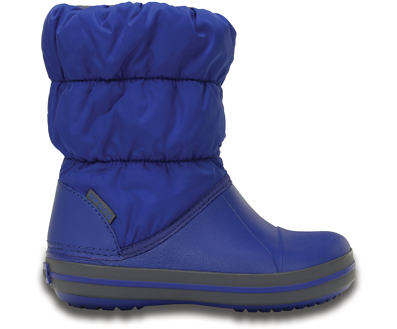 Сапоги зимние Crocs Kids Winter Puff Boot р. 10/27/17,5 см Cerulean Blue/Light Grey