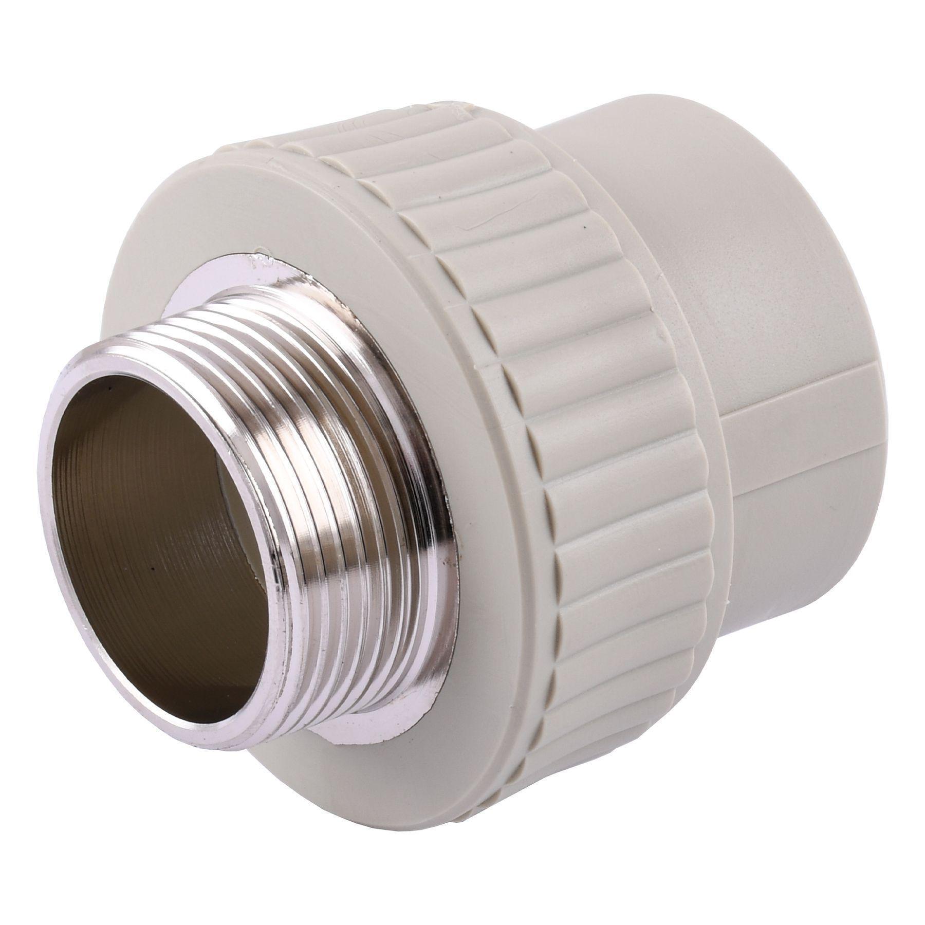 Муфта с наружной резьбой Vsplast PPR 32 мм х 1/2" (000005110)