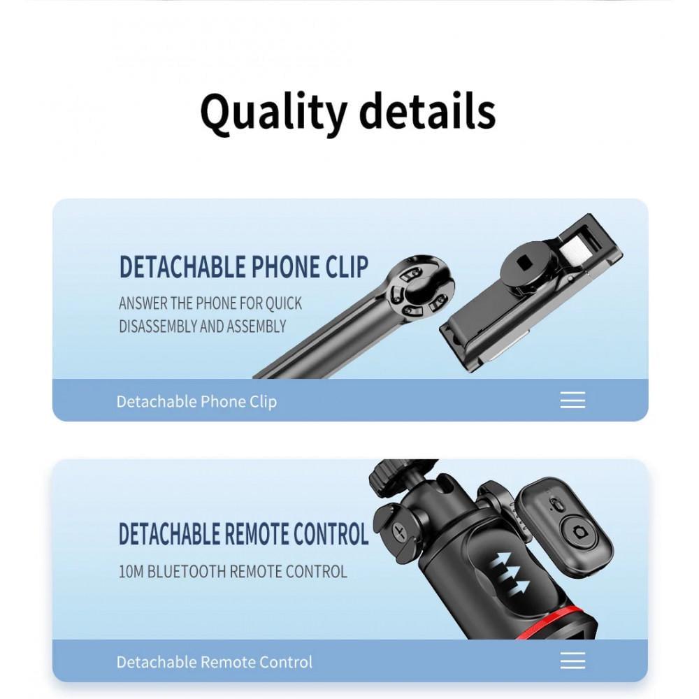 Селфі-монопод Button Bluetooth C03 0,64 м - фото 7 Селфі-монопод Button Bluetooth C03 0,64 м - фото 7