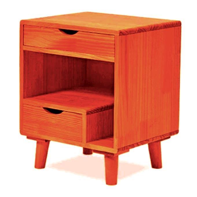 Тумба прикроватная из дерева Ален Коралл (ПТМ-002214)