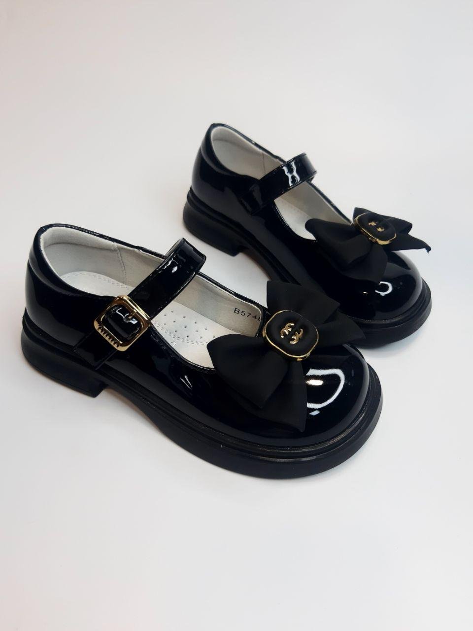 Туфли для девочки Apawwa р. 28 17,8 см Черный (5748 black)