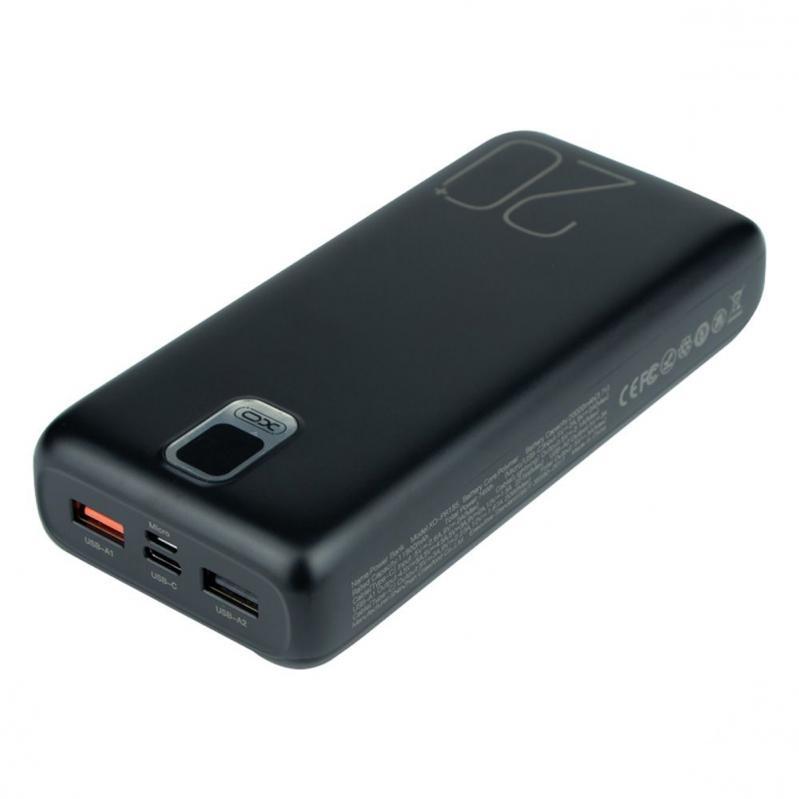 Повербанк XO PR185 PD20W+QC22.5W 20000 mAh Чорний - фото 2