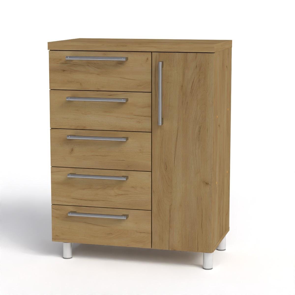 Комод Компаніт МГ-2 Тумба-1 70х40х93 см Дуб крафт золотий (25398979)