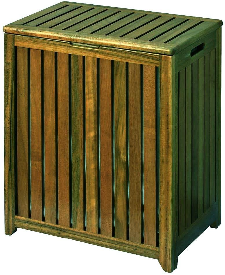 Корзина для белья из дерева Бангкок Мускат (КЗБ-000107)