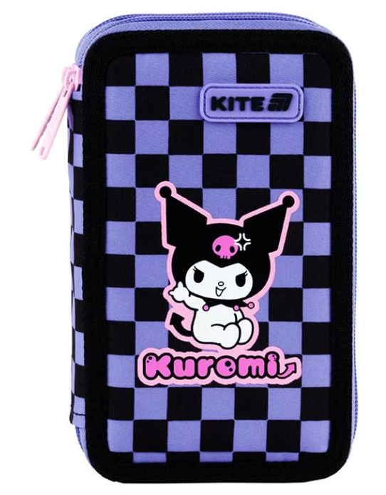 Пенал-книжка шкільний Kite Kuromi 2 відділення (HK25-623)