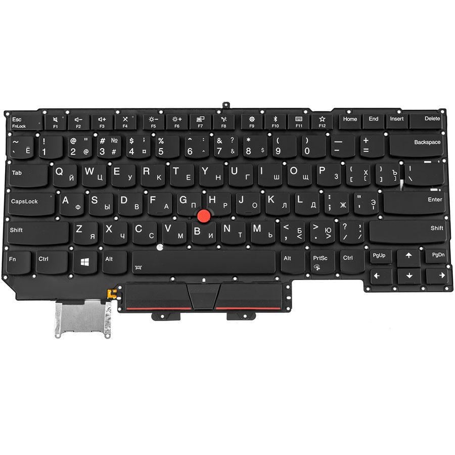 Клавиатура для ноутбука Lenovo ThinkPad X1 Carbon 6th Gen rus без фрейма/подсветка клавиш Black (183322)