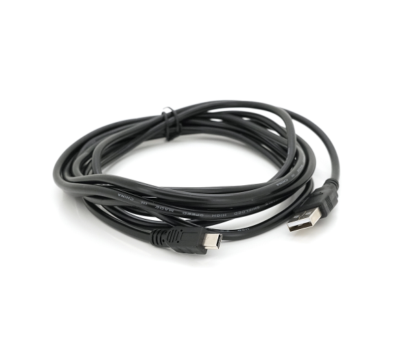 Кабель VOLTRONIC USB 2.0 AM/Mini 5 pin 3 м Black (YT-C/AM-3MnB)