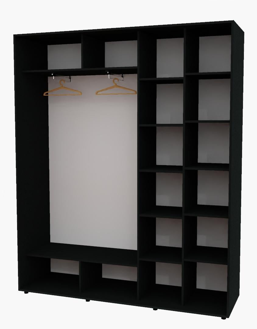 Корпус шкафа-купе Алекса 190х45х220 см Антрацитовый