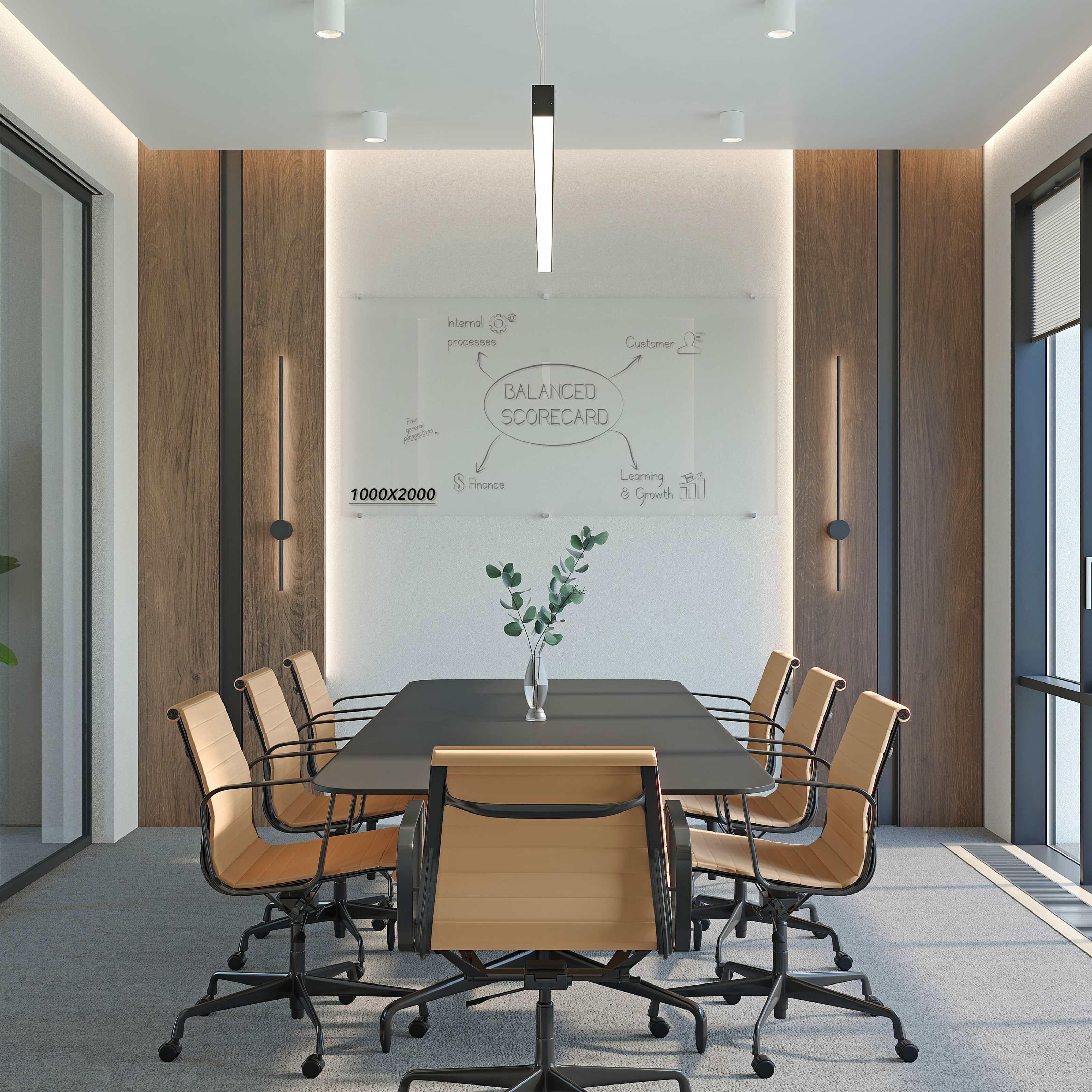 Дошка скляна маркерна магнітна 2000х1000 мм Білий