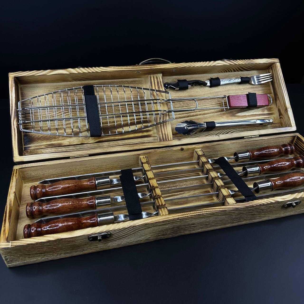 Набор шампуров в кейсе Grill Box-2 S