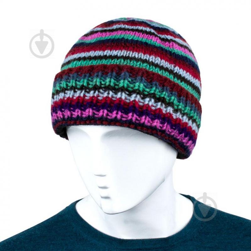 Шапка Kathmandu Паттэ Ручная работа 100% шерсть яка M 57-58 Разноцветная (25544)
