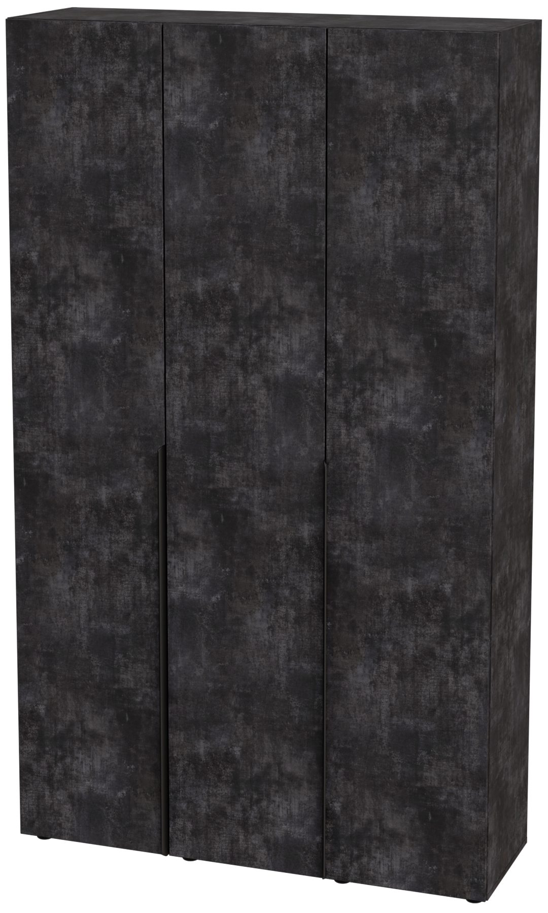 Шкаф Алекса АШ 1-134-22 1300х450х2200 мм Бетон темный
