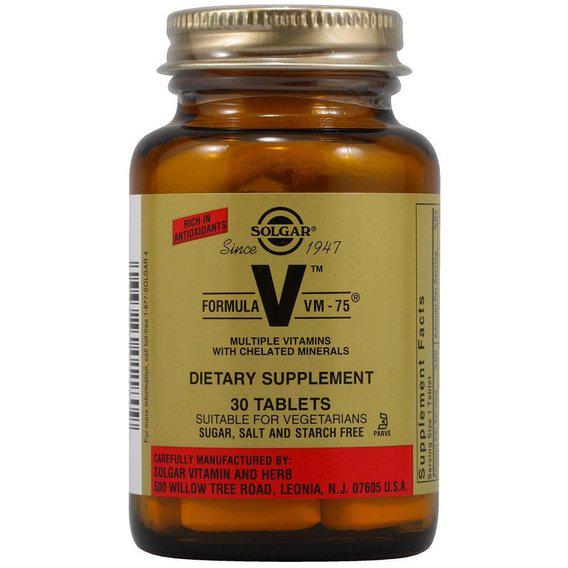 ᐉ Витаминно-минеральный комплекс Solgar Formula V VM-75 Multiple ...