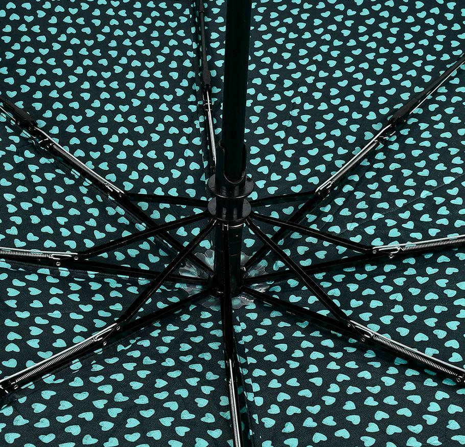 Зонтик складной автомат Hearts 8 спиц купол 110 см Green (30256) - фото 5 Зонтик складной автомат Hearts 8 спиц купол 110 см Green (30256) - фото 5