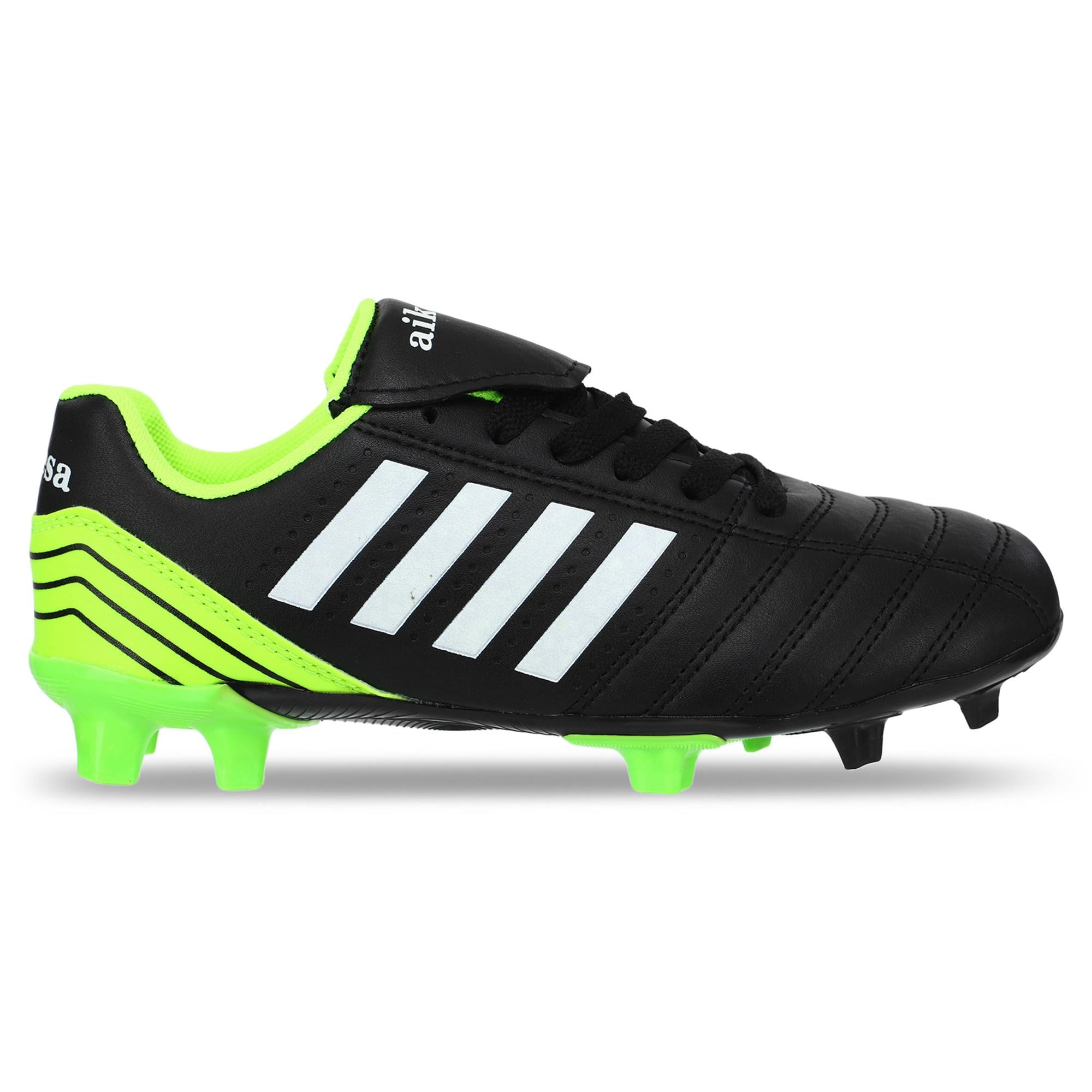 Бутсы футбольные Aikesa р. 36 Черный/Салатовый (L-10-31-36 )