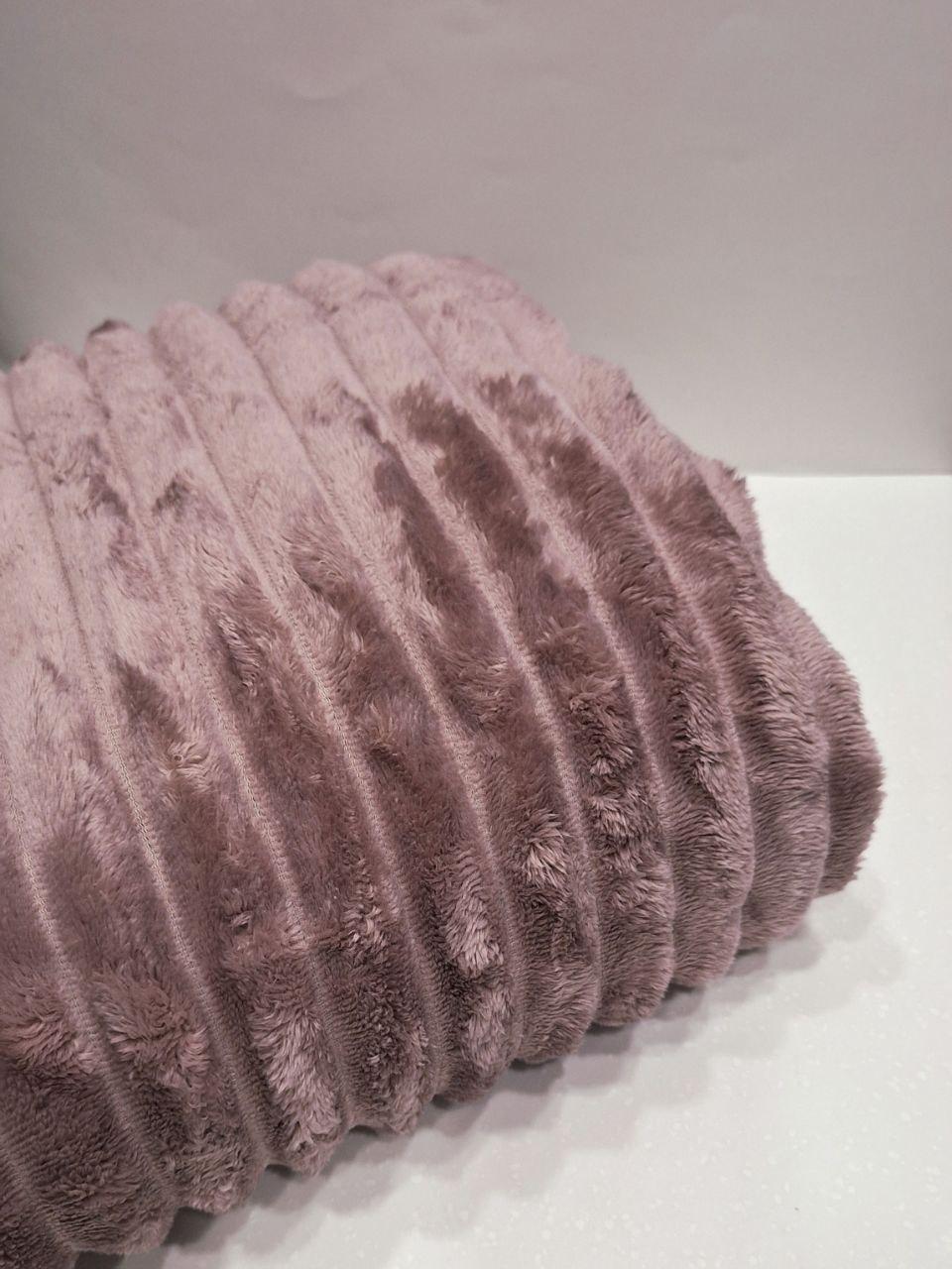 Плед флісовий Шарпей 150x200 см Пудрово-рожевий (1123) - фото 3 Плед флісовий Шарпей 150x200 см Пудрово-рожевий (1123) - фото 3